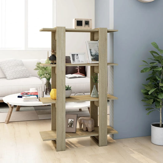 Libreria/Divisorio Rovere Sonoma 80x30x123,5 cm | homemem39