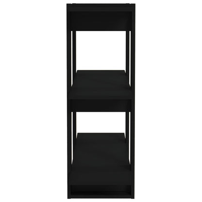 Libreria/Divisorio Nero 80x30x87 cm | homemem39