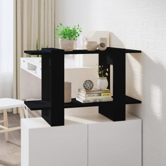 Libreria/Divisorio Nero 80x30x51 cm | homemem39