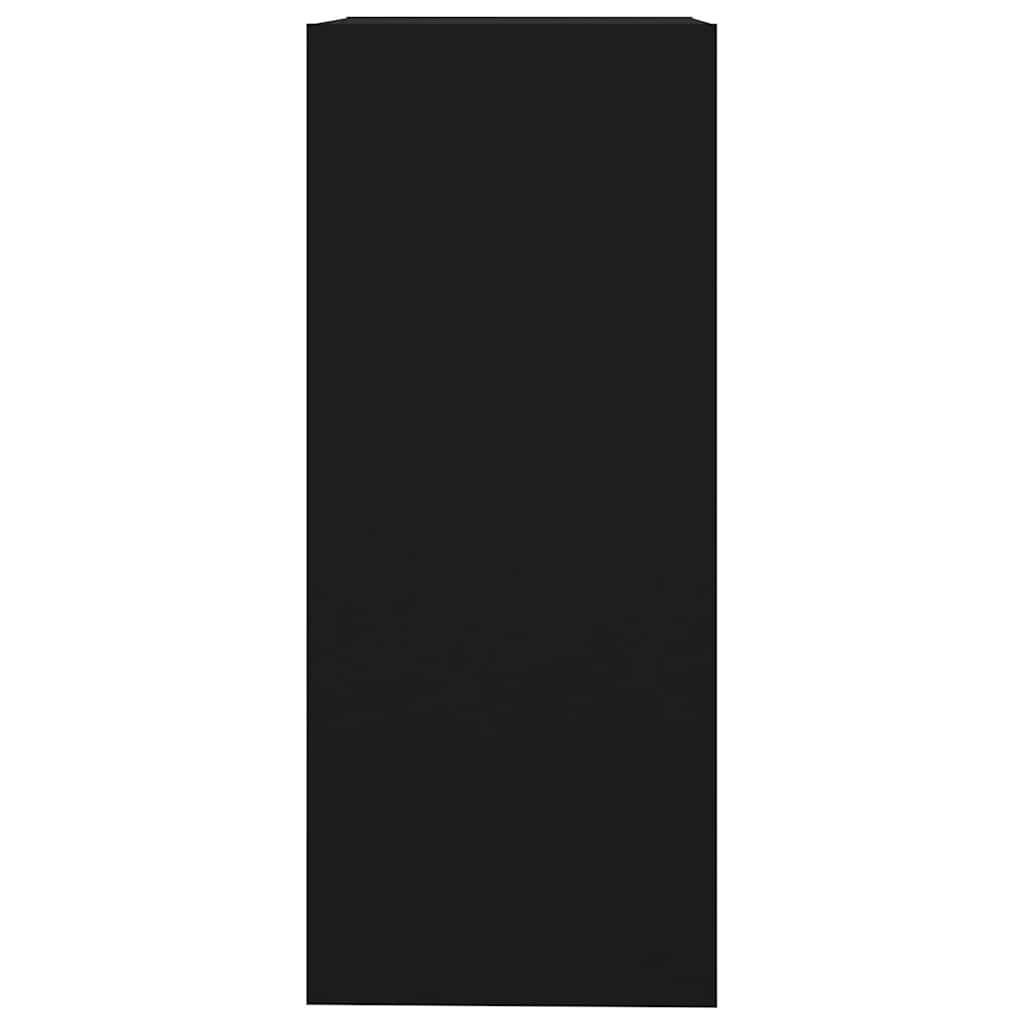 Libreria/Divisorio Nero 40x30x72 cm