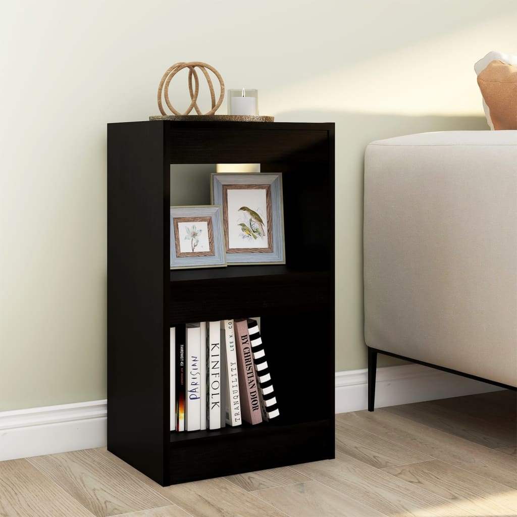 Libreria/Divisorio Nero 40x30x72 cm | homemem39