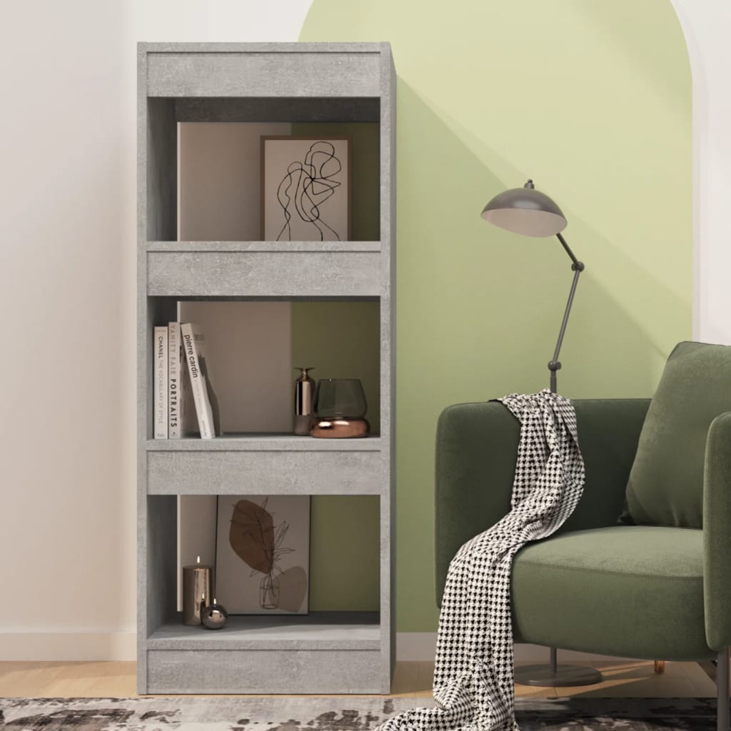 Libreria/Divisorio Grigio Cemento 40x30x103 cm in Truciolato | homemem39