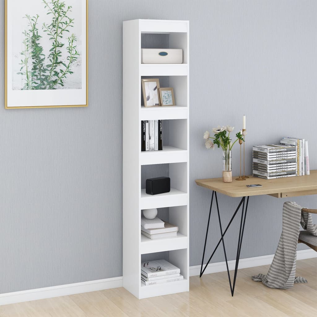 Libreria/Divisorio Bianco 40x30x198 cm | homemem39