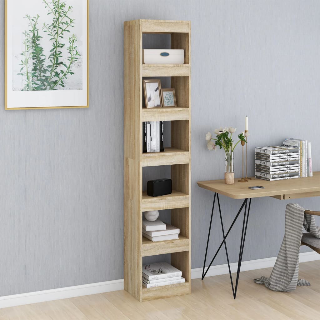Libreria/Divisorio Rovere Sonoma 40x30x198 cm | homemem39
