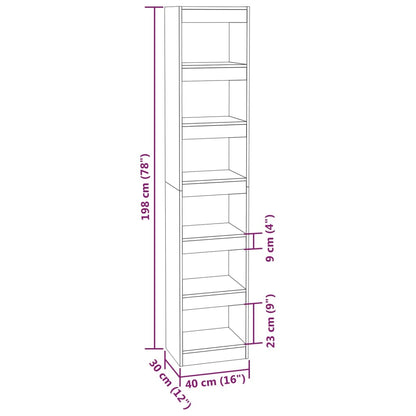 Libreria/Divisorio Rovere Sonoma 40x30x198 cm | homemem39