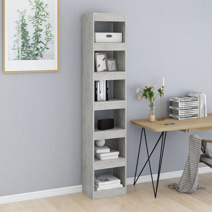 Libreria/Divisorio Grigio Cemento 40x30x198 cm | homemem39