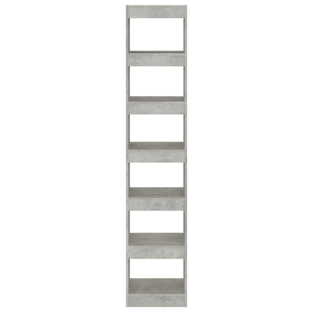 Libreria/Divisorio Grigio Cemento 40x30x198 cm | homemem39