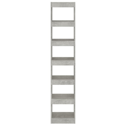 Libreria/Divisorio Grigio Cemento 40x30x198 cm | homemem39