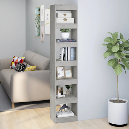 Libreria/Divisorio Grigio Cemento 40x30x198 cm | homemem39