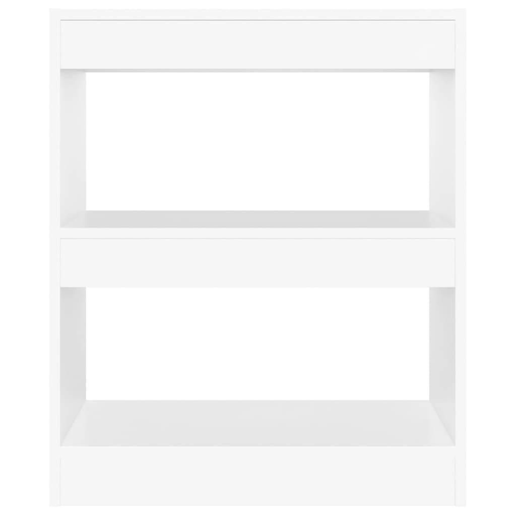 Libreria/Divisorio Bianco 60x30x72 cm | homemem39