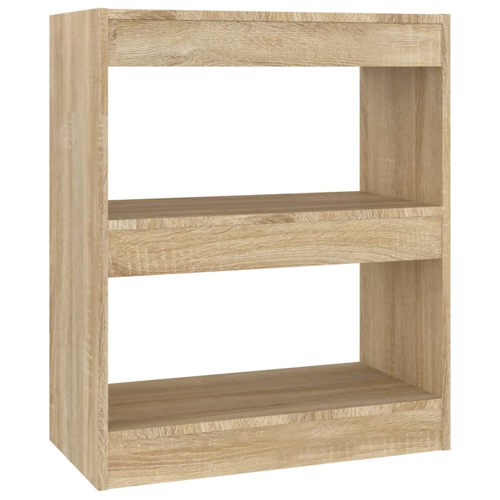 Libreria/Divisorio Rovere Sonoma 60x30x72 cm | homemem39