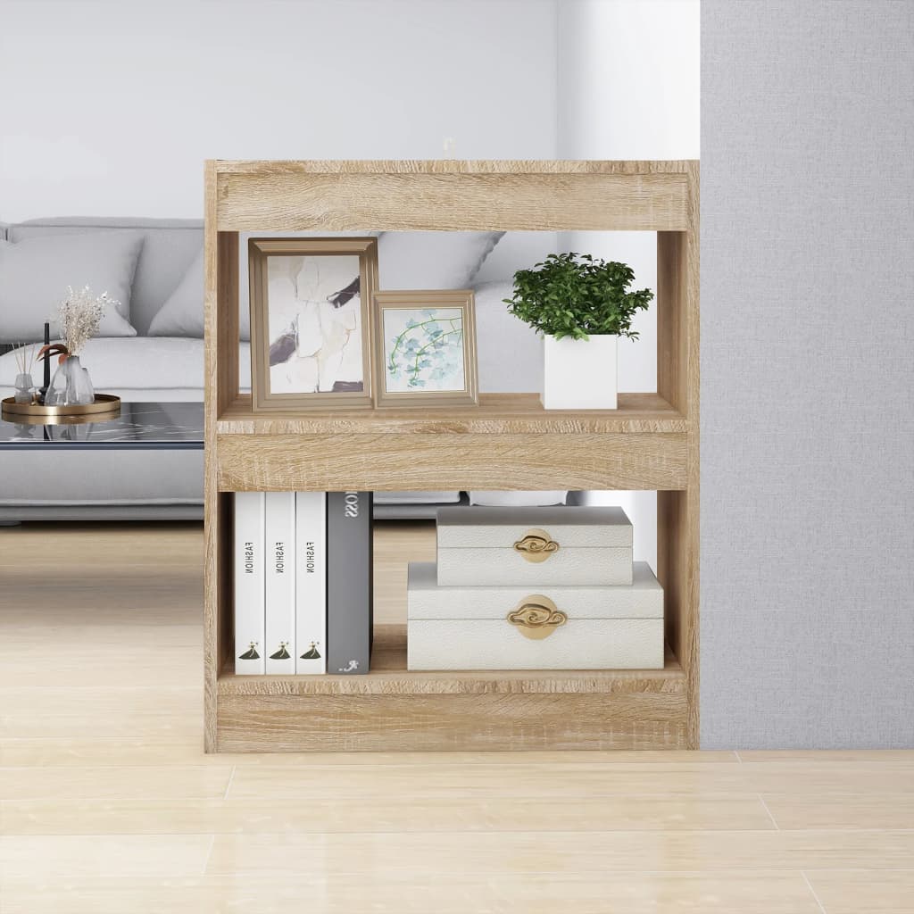 Libreria/Divisorio Rovere Sonoma 60x30x72 cm | homemem39