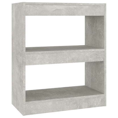 Libreria/Divisorio Grigio Cemento 60x30x72 cm | homemem39