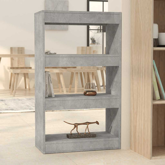 Libreria/Divisorio Grigio Cemento 60x30x103 cm in Truciolato | homemem39