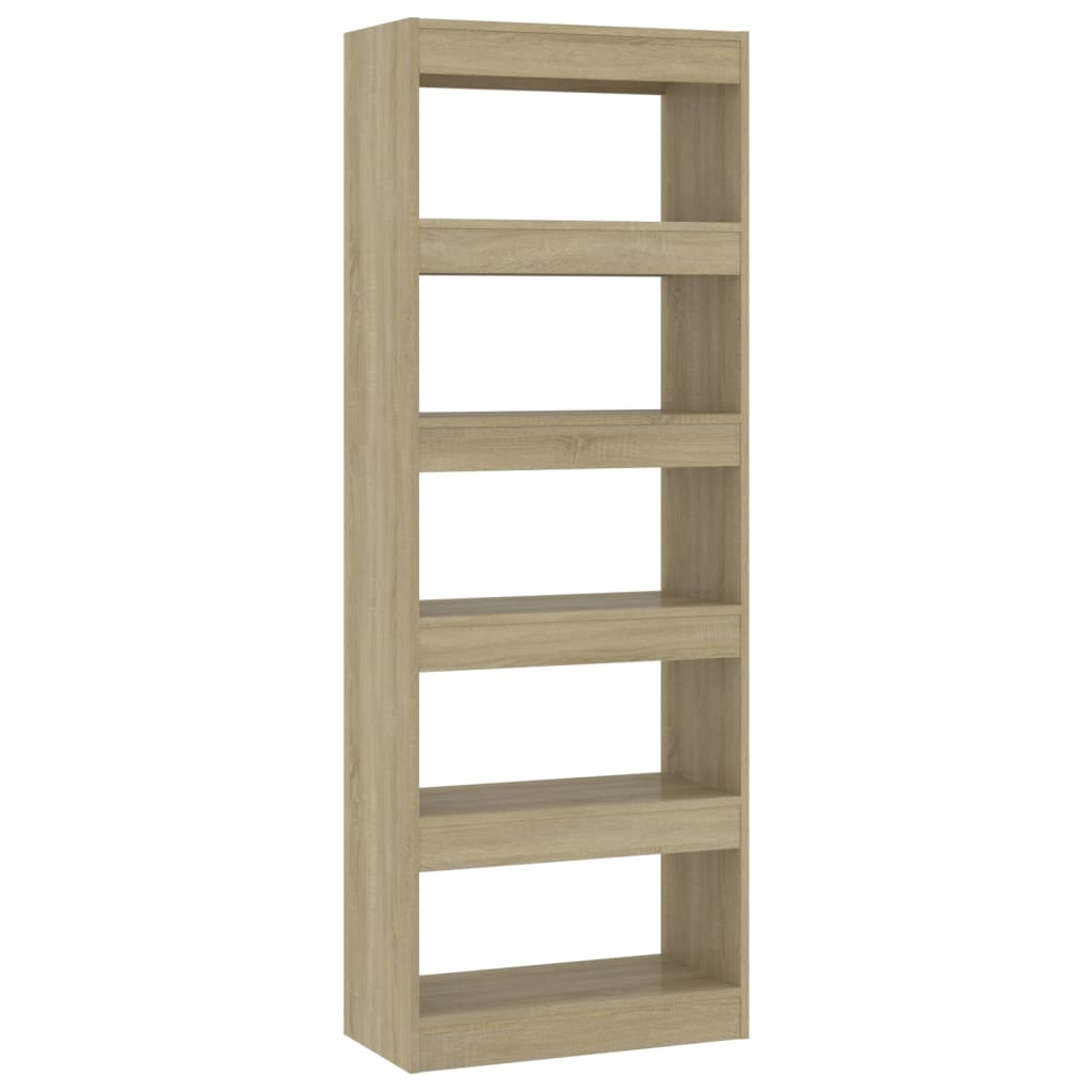 Libreria/Divisorio Rovere Sonoma 60x30x166 cm in Truciolato | homemem39