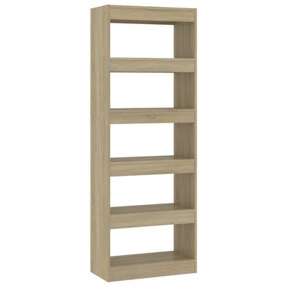 Libreria/Divisorio Rovere Sonoma 60x30x166 cm in Truciolato | homemem39