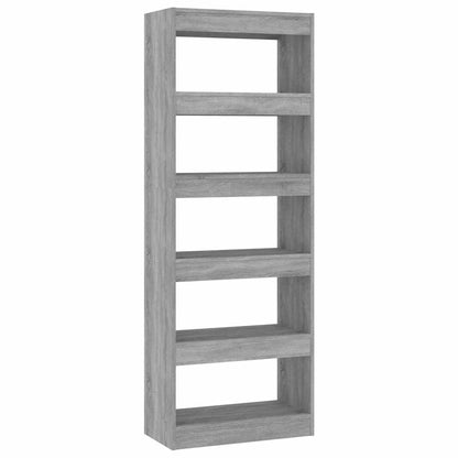 Libreria/Divisorio Grigio Cemento 60x30x166 cm in Truciolato