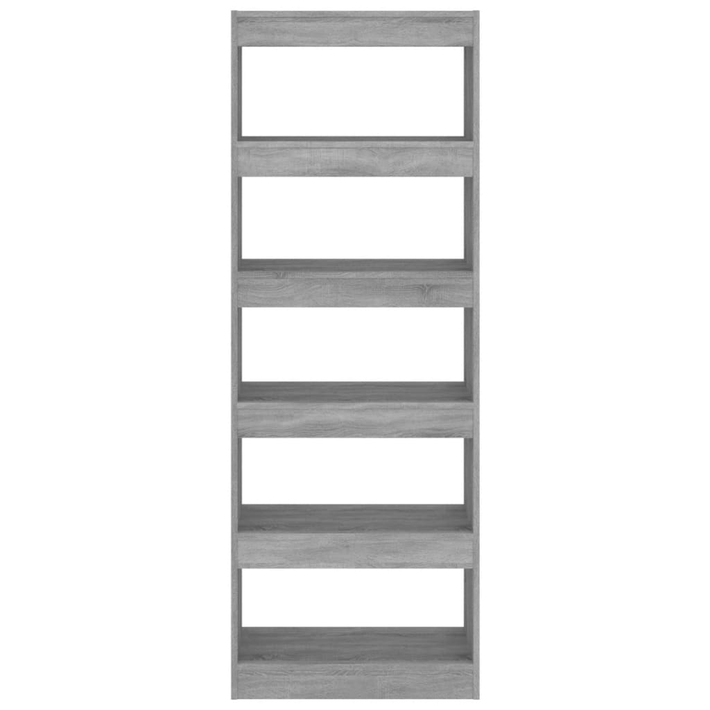 Libreria/Divisorio Grigio Cemento 60x30x166 cm in Truciolato | homemem39