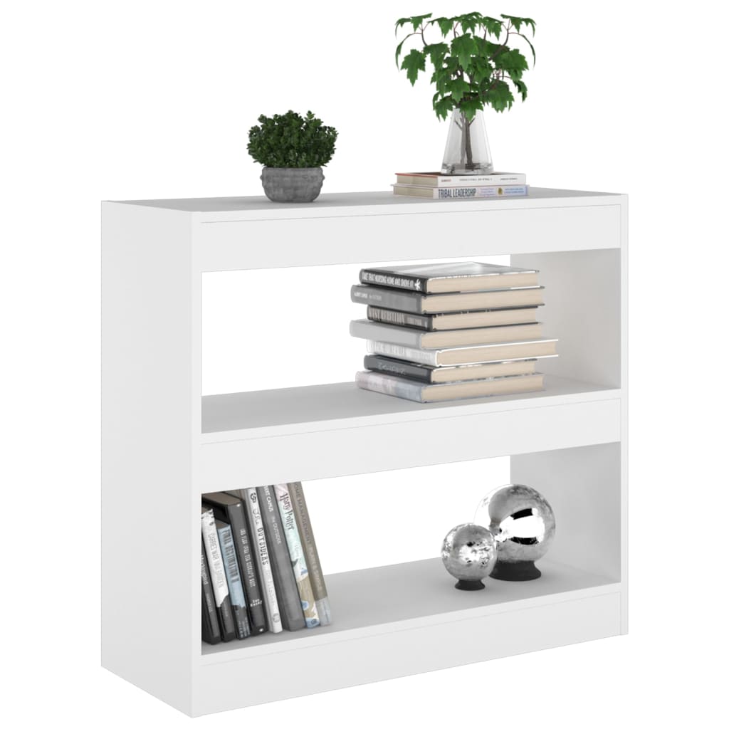 Libreria/Divisorio Bianco 80x30x72 cm | homemem39