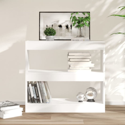 Libreria/Divisorio Bianco 80x30x72 cm | homemem39