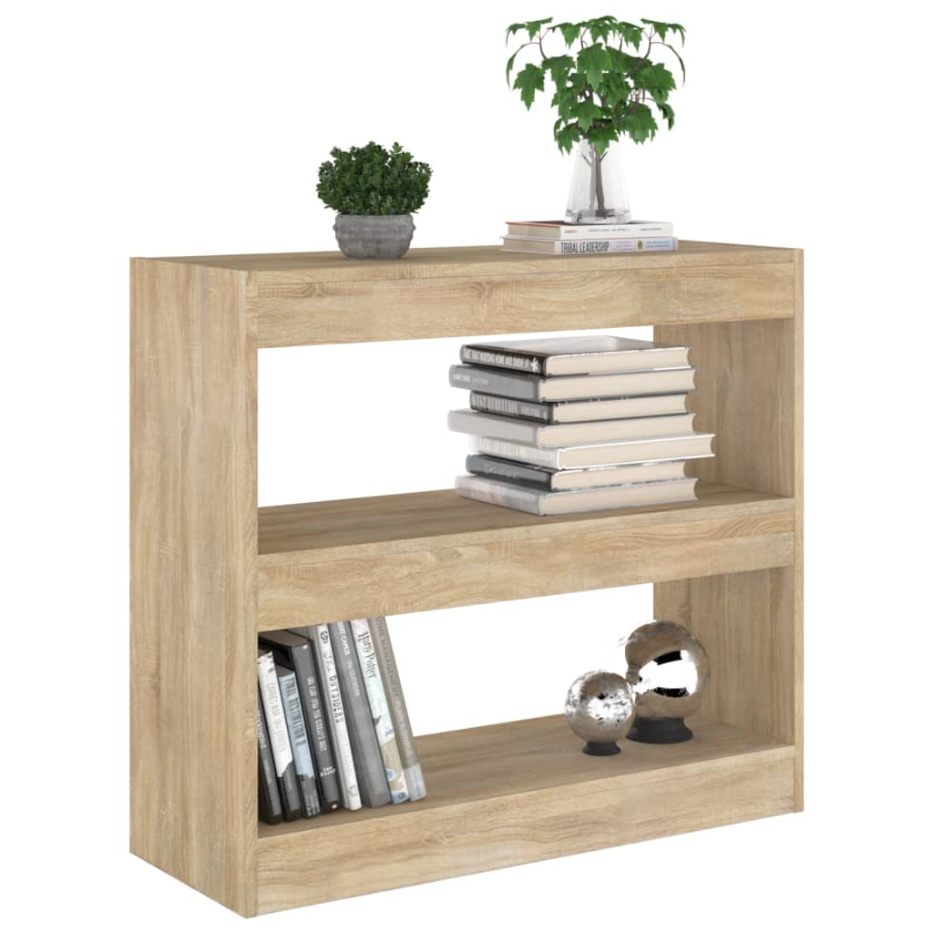 Libreria/Divisorio Rovere Sonoma 80x30x72 cm | homemem39