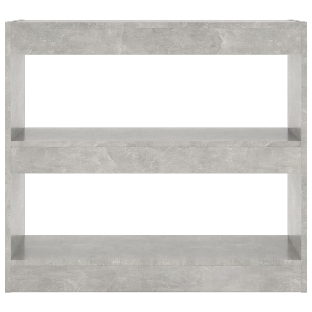 Libreria/Divisorio Grigio Cemento 80x30x72 cm | homemem39