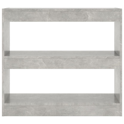 Libreria/Divisorio Grigio Cemento 80x30x72 cm | homemem39