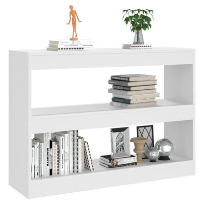 Libreria/Divisorio Bianco 100x30x72 cm - homemem39