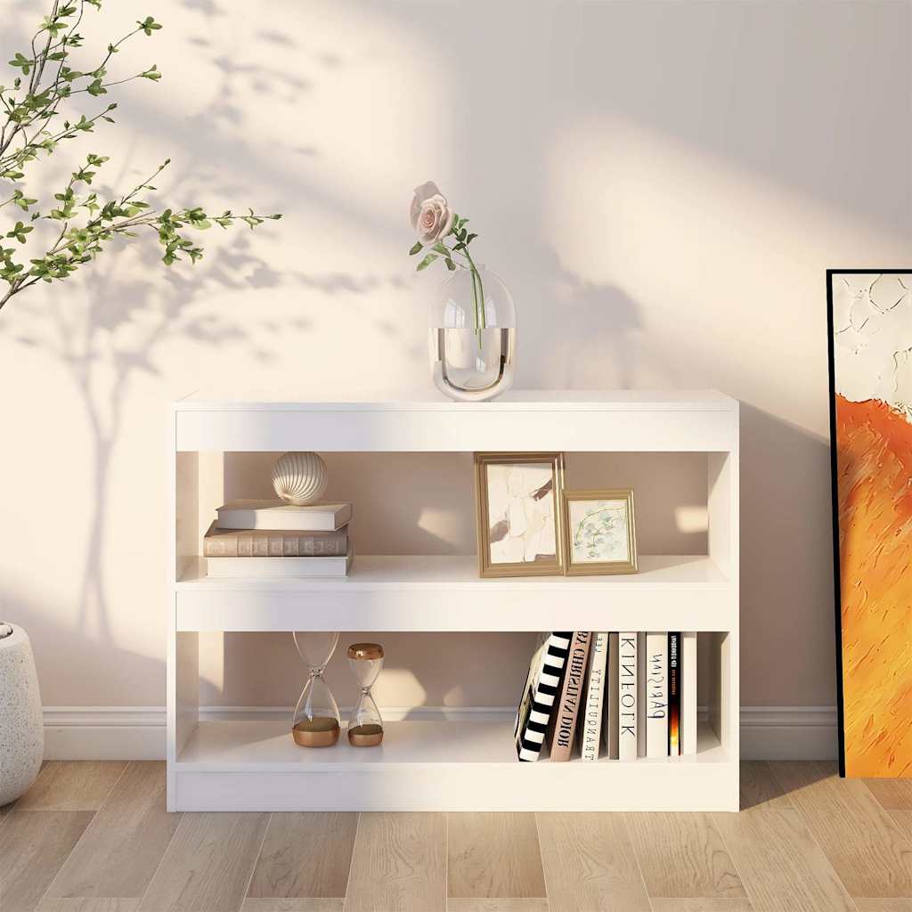 Libreria/Divisorio Bianco 100x30x72 cm