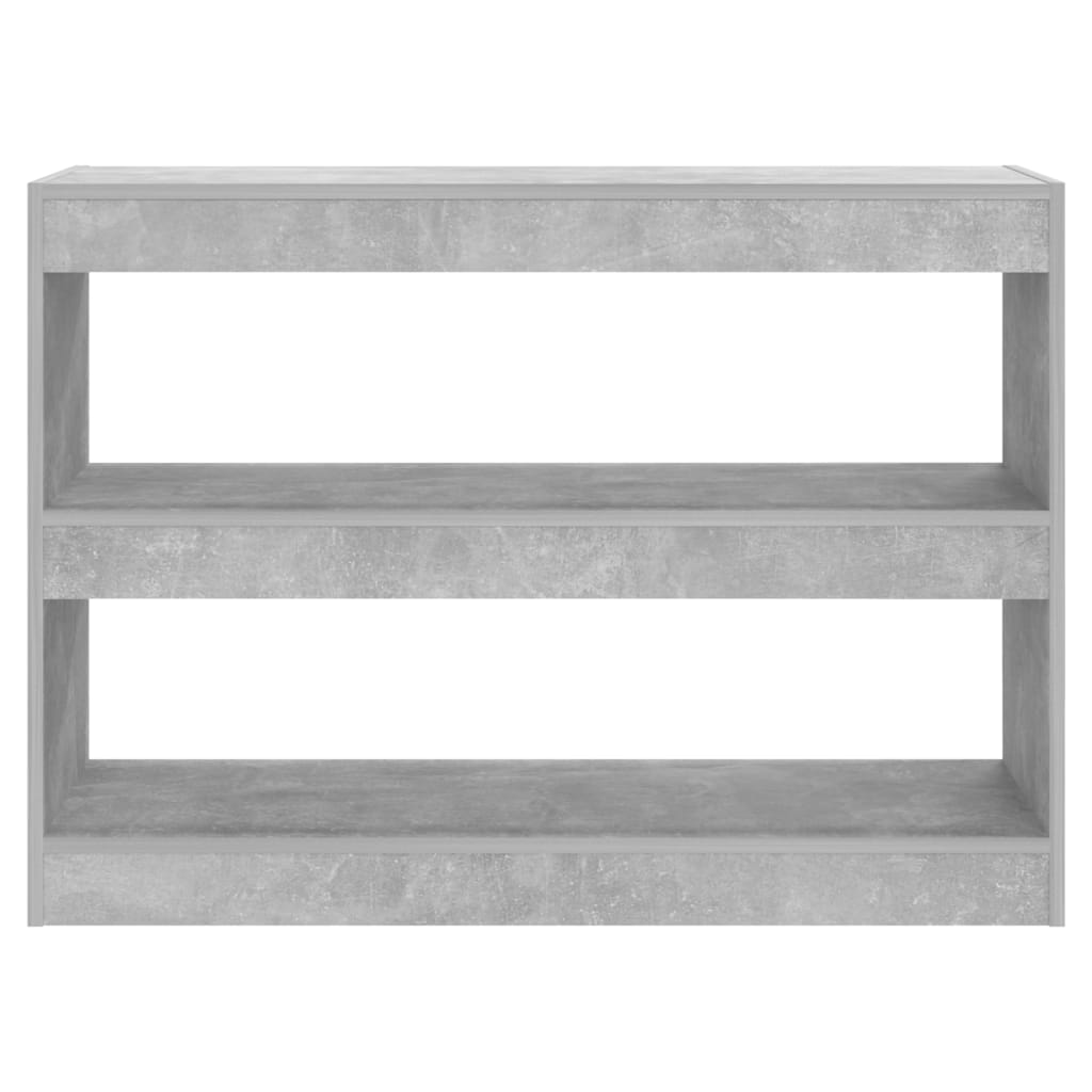 Libreria/Divisorio Grigio Cemento 100x30x72 cm | homemem39