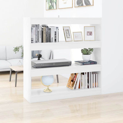 Libreria/Divisorio Bianco 100x30x103 cm