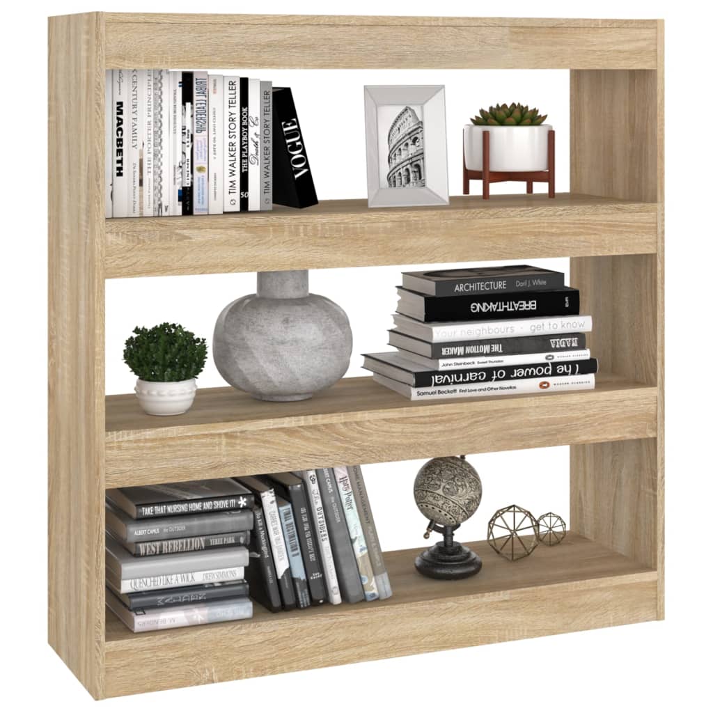 Libreria/Divisorio Rovere Sonoma 100x30x103 cm | homemem39
