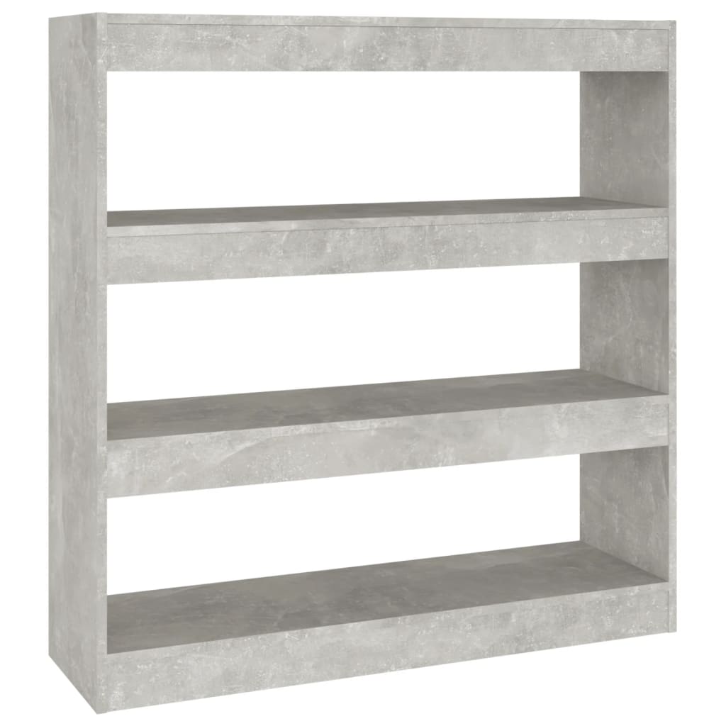 Libreria/Divisorio Grigio Cemento 100x30x103 cm | homemem39