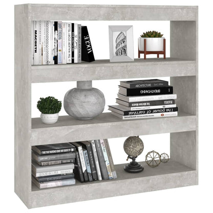 Libreria/Divisorio Grigio Cemento 100x30x103 cm | homemem39