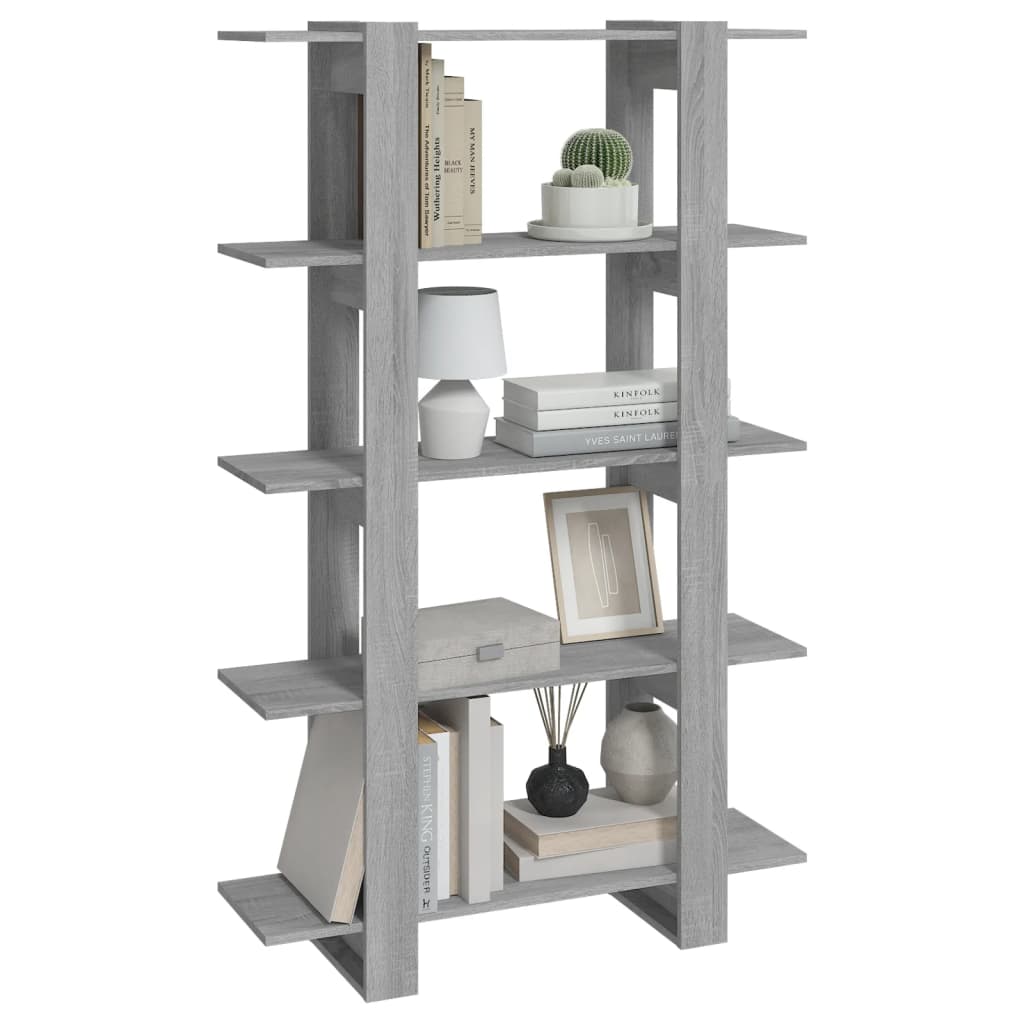 Libreria/Divisorio Grigio Sonoma 100x30x160 cm | homemem39