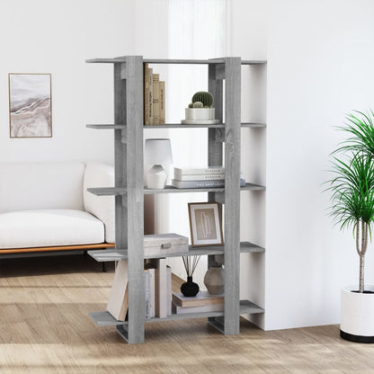 Libreria/Divisorio Grigio Sonoma 100x30x160 cm | homemem39
