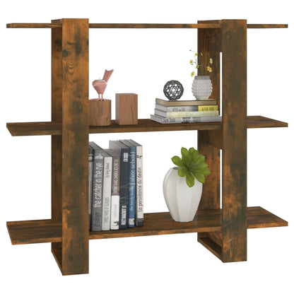 Libreria/Divisorio Rovere Fumo 100x30x87 cm | homemem39