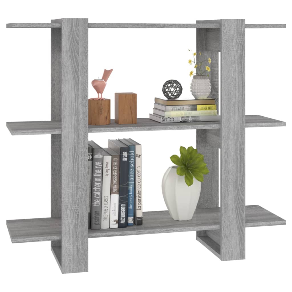 Libreria/Divisorio Grigio Sonoma 100x30x87 cm | homemem39