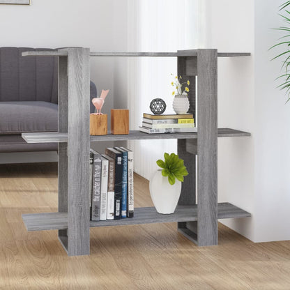 Libreria/Divisorio Grigio Sonoma 100x30x87 cm | homemem39