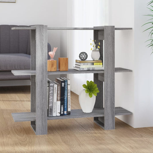 Libreria/Divisorio Grigio Sonoma 100x30x87 cm | homemem39