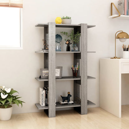 Libreria/Divisorio Grigio Sonoma 80x30x123,5 cm | homemem39