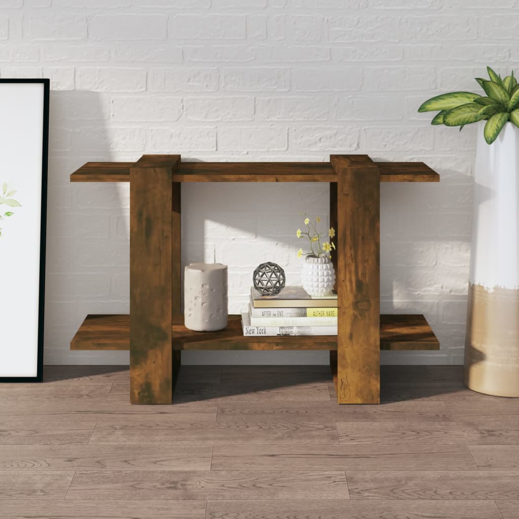 Libreria/Divisorio Rovere Fumo 80x30x51 cm | homemem39