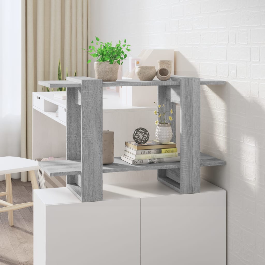 Libreria/Divisorio Grigio Sonoma 80x30x51 cm | homemem39