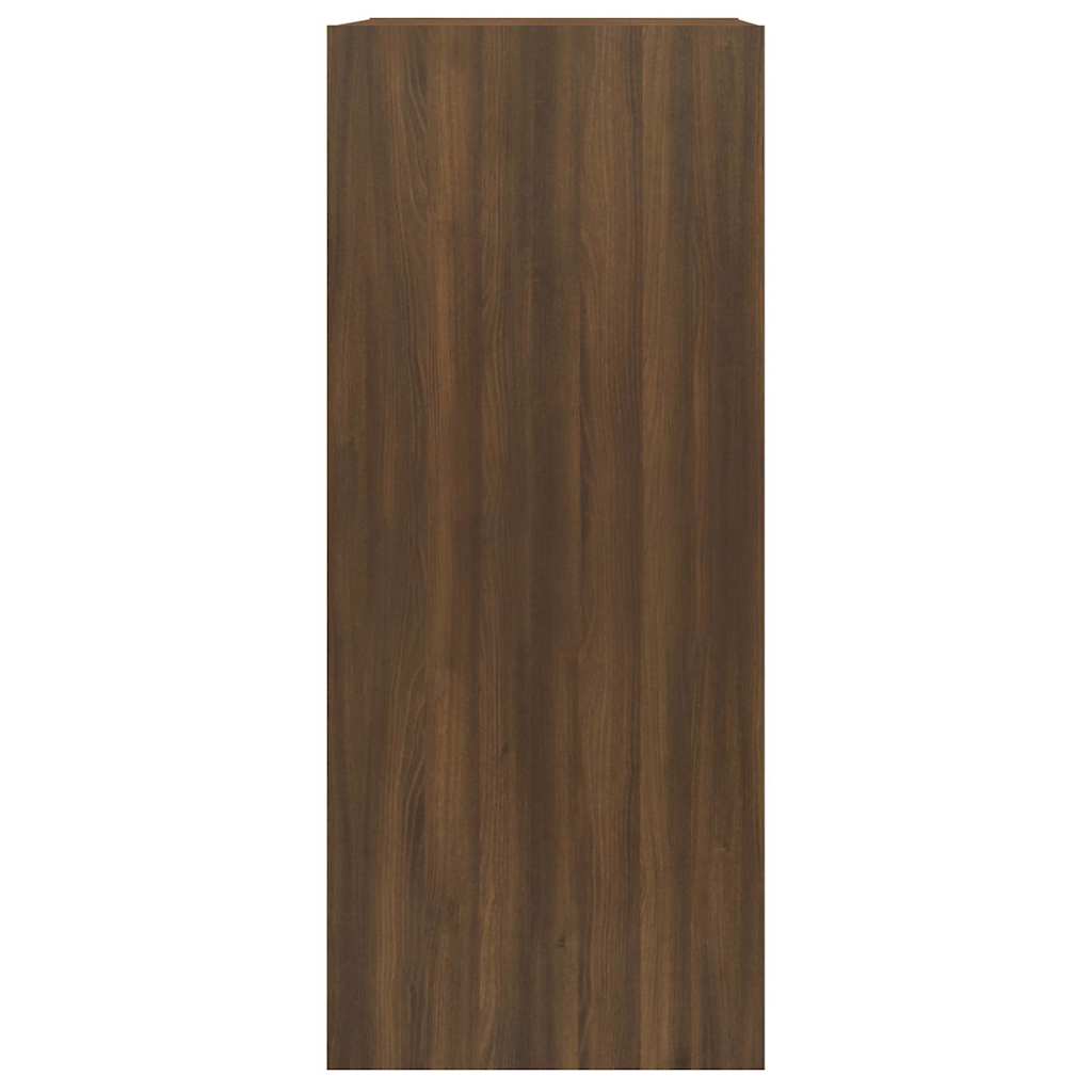 Libreria/Divisorio Rovere Marrone 40x30x72 cm