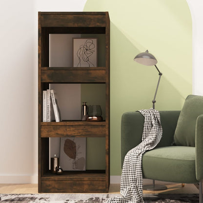 Libreria/Divisorio Rovere Fumo 40x30x103 cm in Truciolato | homemem39