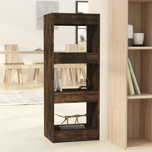 Libreria/Divisorio Rovere Fumo 40x30x103 cm in Truciolato | homemem39