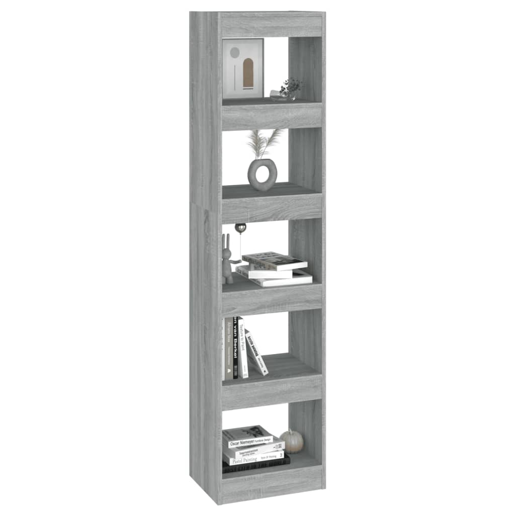 Libreria/Divisorio Grigio Sonoma 40x30x166 cm | homemem39