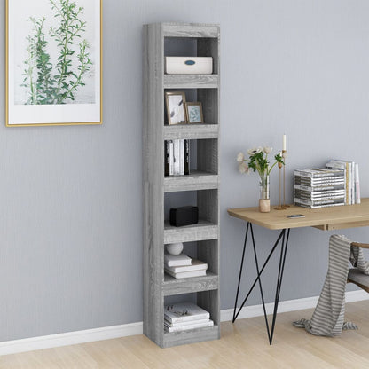 Libreria/Divisorio Grigio Sonoma 40x30x198 cm | homemem39