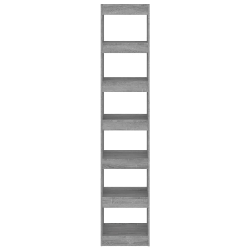 Libreria/Divisorio Grigio Sonoma 40x30x198 cm | homemem39