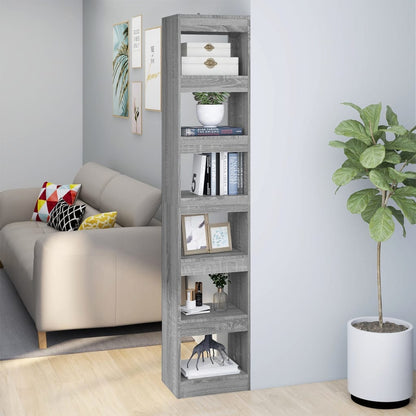 Libreria/Divisorio Grigio Sonoma 40x30x198 cm | homemem39